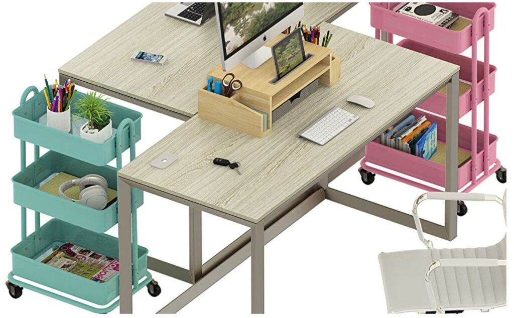 SHW Triangle-Leg Home Office Computer Desk | SHW Desks SHW Standing